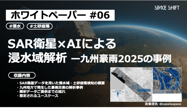 SAR衛星×AIによる浸水域解析 ─ 九州豪雨2025 の事例